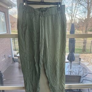 Celebrity Pink Olive Flowy Pants